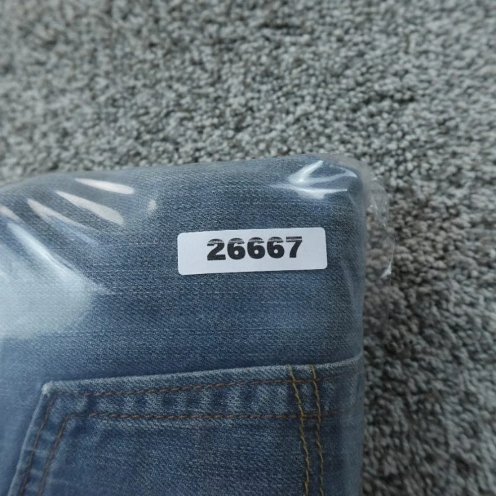 VTG Levis Jeans Mens 38X32 Dark Blue Denim Pants 567 Loose Boot Cut Western‎ Y2K